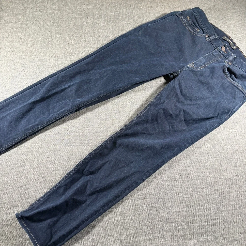 Banana Republic Slim Fit Jeans Mens 30x30 Dark Wash Indigo Stretch Denim Pants‎